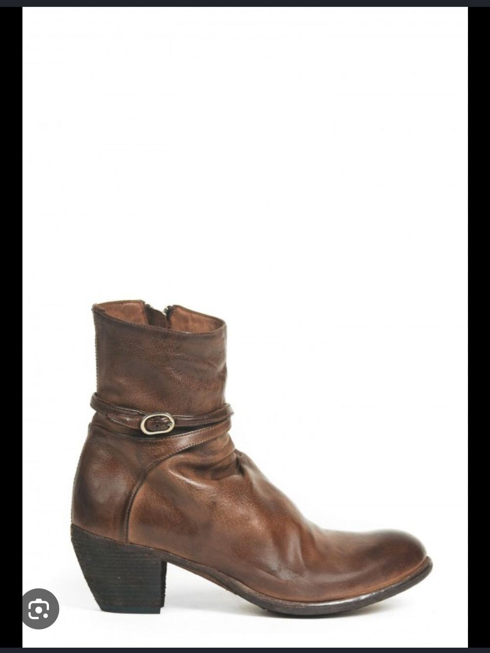 Officine Creative Godard Leather Ankle Boots Made in Italy Artisan Moto EU 39.5